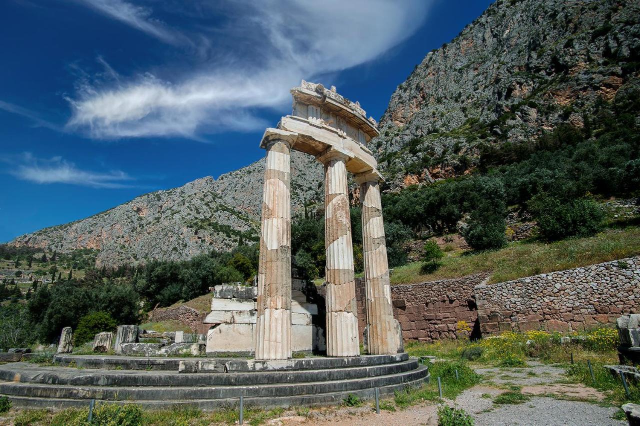 Koukonas Otel Galaxídhion Dış mekan fotoğraf