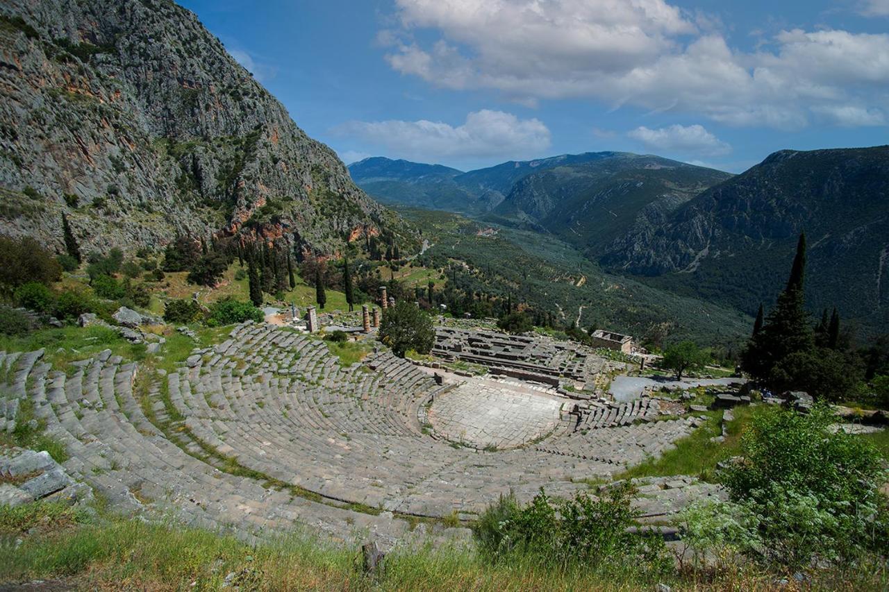 Koukonas Otel Galaxídhion Dış mekan fotoğraf